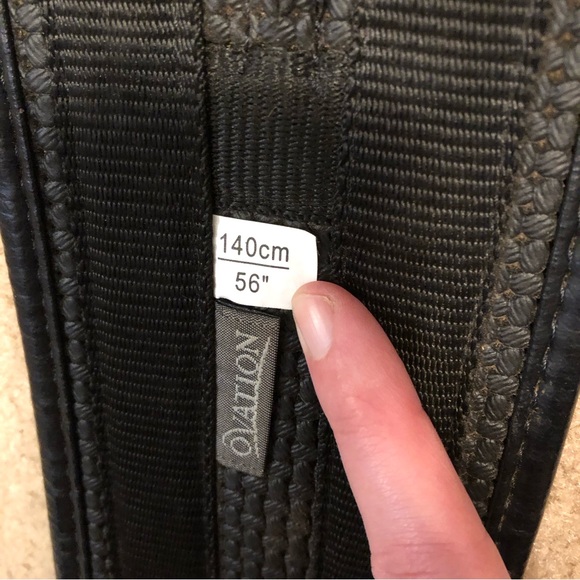 Ovation Airform Black Girth English Tack 56" - Picture 2 of 8